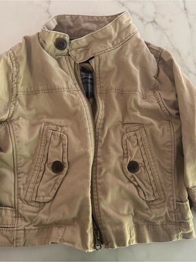 GAP 18-24 month Kids Tan Utility Jean-Style Jacket